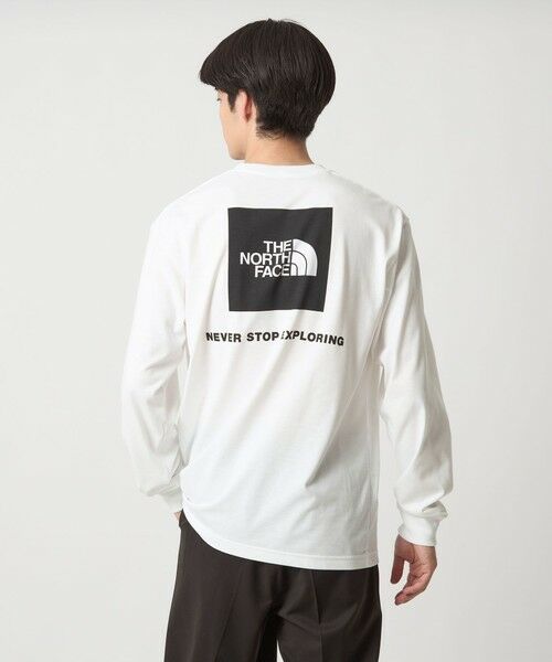 green label relaxing / グリーンレーベル リラクシング Tシャツ | ＜THE NORTH FACE＞バック スクエアロゴ ロングスリーブ 長袖 Tシャツ | 詳細1
