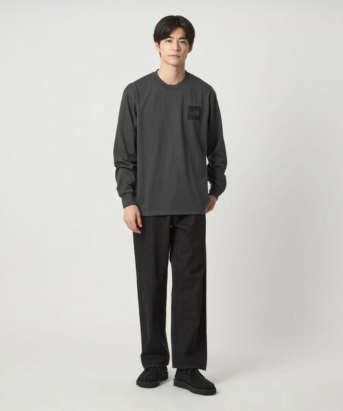 green label relaxing / グリーンレーベル リラクシング Tシャツ | ＜THE NORTH FACE＞スクエアロゴ ロングスリーブ 長袖 Tシャツ | 詳細7