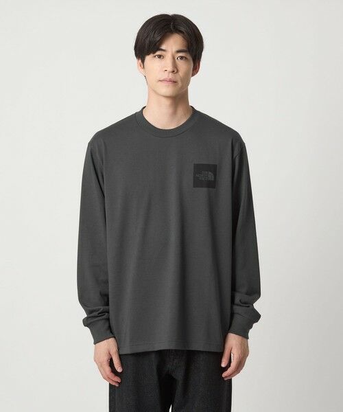 green label relaxing / グリーンレーベル リラクシング Tシャツ | ＜THE NORTH FACE＞スクエアロゴ ロングスリーブ 長袖 Tシャツ | 詳細8