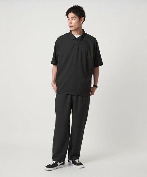 green label relaxing / グリーンレーベル リラクシング その他パンツ | ドライポリエステル クイックベルト W3 イージーパンツ -防シワ・吸水速乾- | 詳細1