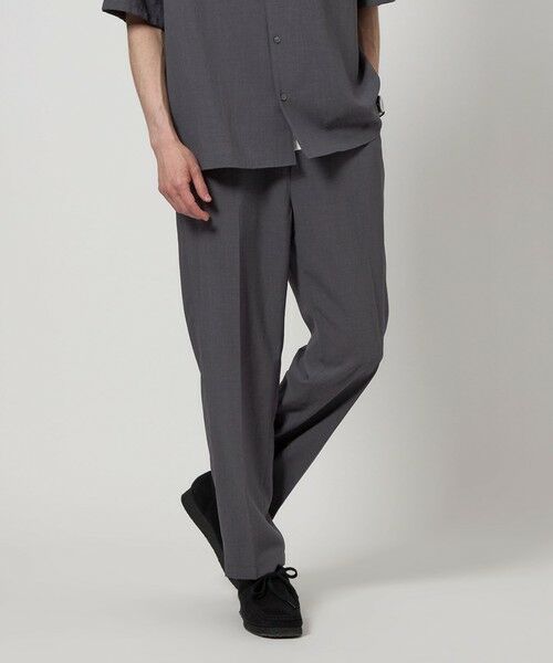 green label relaxing / グリーンレーベル リラクシング その他パンツ | サップ BREEZY ワイド ユーティリティ イージー パンツ W2 -ストレッチ・通気性-(DK.GRAY)