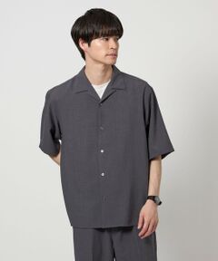 green label relaxing / グリーンレーベル リラクシング シャツ・ブラウス | サップ BREEZY オープンカラー 半袖 シャツ -ストレッチ・通気性-