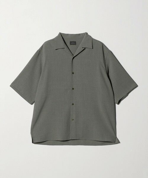 green label relaxing / グリーンレーベル リラクシング シャツ・ブラウス | サップ BREEZY オープンカラー 半袖 シャツ -ストレッチ・通気性- | 詳細3