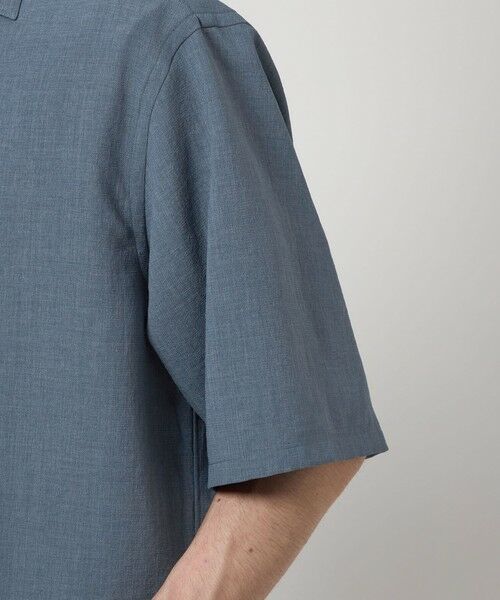 green label relaxing / グリーンレーベル リラクシング シャツ・ブラウス | サップ BREEZY オープンカラー 半袖 シャツ -ストレッチ・通気性- | 詳細19