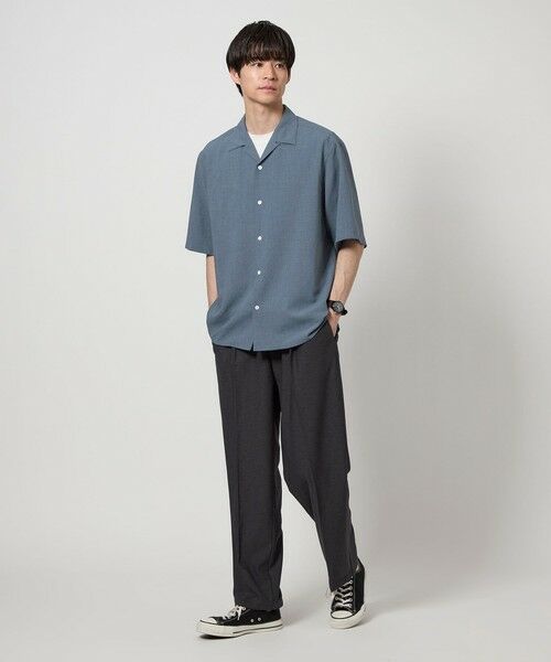 green label relaxing / グリーンレーベル リラクシング シャツ・ブラウス | サップ BREEZY オープンカラー 半袖 シャツ -ストレッチ・通気性- | 詳細13