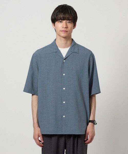 green label relaxing / グリーンレーベル リラクシング シャツ・ブラウス | サップ BREEZY オープンカラー 半袖 シャツ -ストレッチ・通気性- | 詳細15