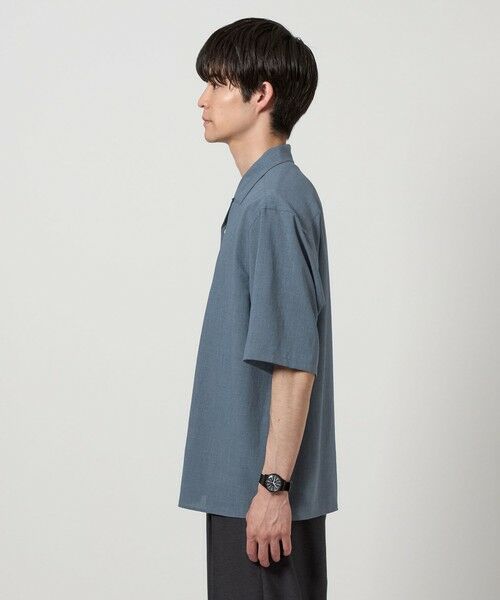 green label relaxing / グリーンレーベル リラクシング シャツ・ブラウス | サップ BREEZY オープンカラー 半袖 シャツ -ストレッチ・通気性- | 詳細16