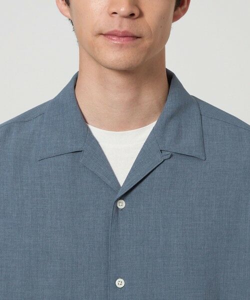 green label relaxing / グリーンレーベル リラクシング シャツ・ブラウス | サップ BREEZY オープンカラー 半袖 シャツ -ストレッチ・通気性- | 詳細18