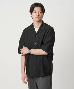 green label relaxing / グリーンレーベル リラクシング シャツ・ブラウス | ドライ ジャージ ジャストルーズ オープンカラー シャツ -ストレッチ・吸水速乾-