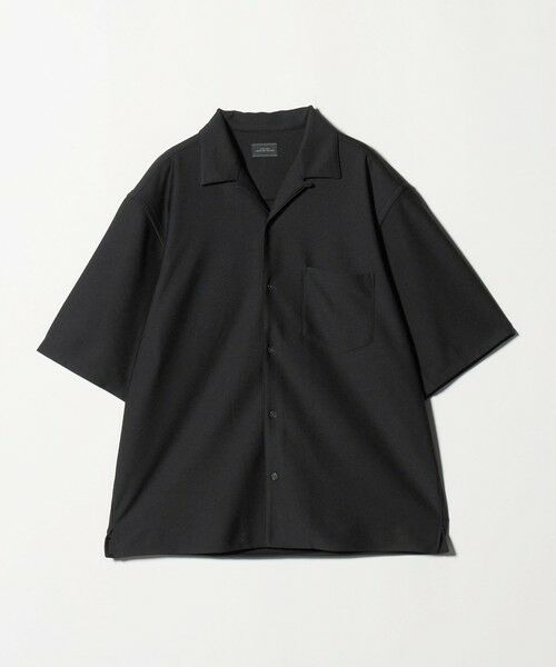 green label relaxing / グリーンレーベル リラクシング シャツ・ブラウス | ドライ ジャージ ジャストルーズ オープンカラー シャツ -ストレッチ・吸水速乾- | 詳細2