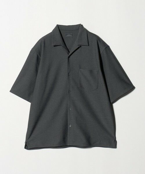 green label relaxing / グリーンレーベル リラクシング シャツ・ブラウス | ドライ ジャージ ジャストルーズ オープンカラー シャツ -ストレッチ・吸水速乾- | 詳細9