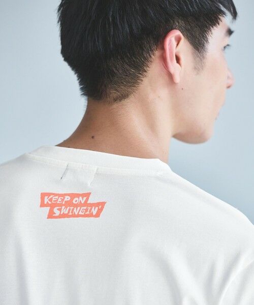 green label relaxing / グリーンレーベル リラクシング Tシャツ | TAKURO TAKAGI プリント クルーネック Tシャツ | 詳細2