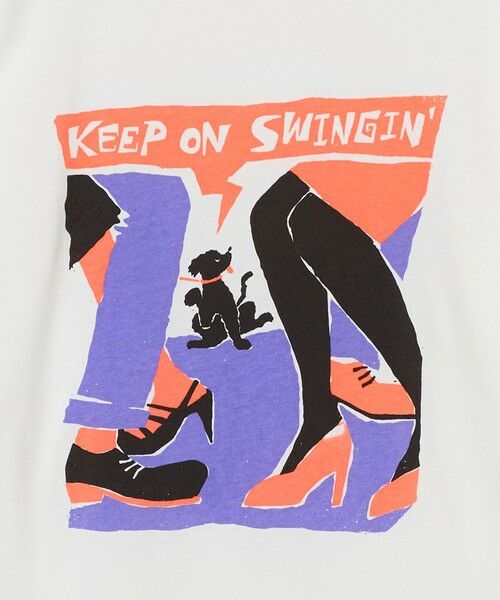 green label relaxing / グリーンレーベル リラクシング Tシャツ | TAKURO TAKAGI プリント クルーネック Tシャツ | 詳細9