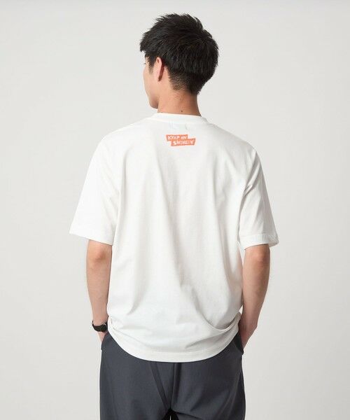 green label relaxing / グリーンレーベル リラクシング Tシャツ | TAKURO TAKAGI プリント クルーネック Tシャツ | 詳細3