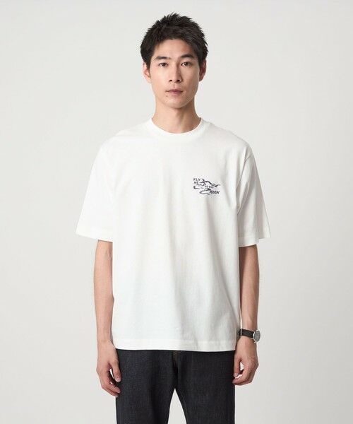 green label relaxing / グリーンレーベル リラクシング Tシャツ | TAKURO TAKAGI プリント クルーネック Tシャツ | 詳細28