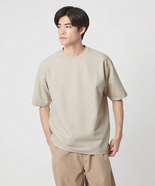 green label relaxing/グリーンレーベル リラクシング KIVANC クルーネック Tシャツ -ストレッチ- NATURAL M green label relaxing/グリーンレーベル リラクシング KIVANC クルーネック Tシャツ -ストレッチ- NATURAL M