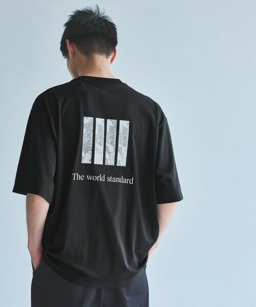 green label relaxing/グリーンレーベル リラクシング 【別注】＜ハイチュウ × FRUIT OF THE LOOM × GLR＞半袖 Tシャツ BLACK S