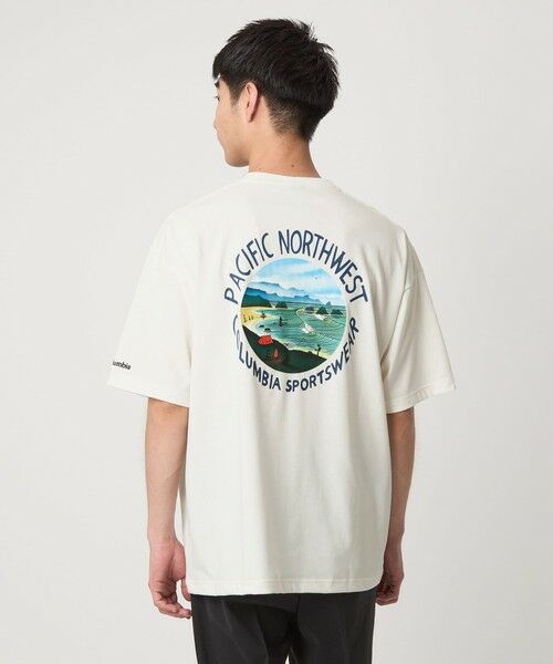 green label relaxing/グリーンレーベル リラクシング 【別注】<Columbia>GLR Jonas PN Tシャツ OFF WHITE M green label relaxing/グリーンレーベル リラクシング 【別注】<Columbia>GLR Jonas PN Tシャツ OFF WHITE M