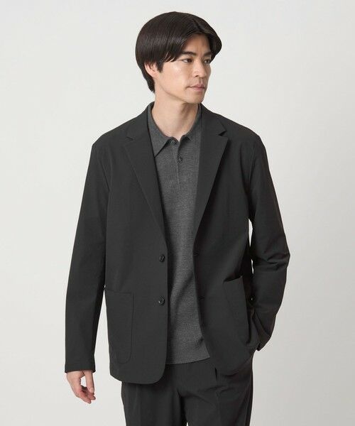 green label relaxing / グリーンレーベル リラクシング テーラードジャケット | 【WEB限定】JUST fit ナイロン PU リラックス セットアップ -2Wayストレッチ- | 詳細5