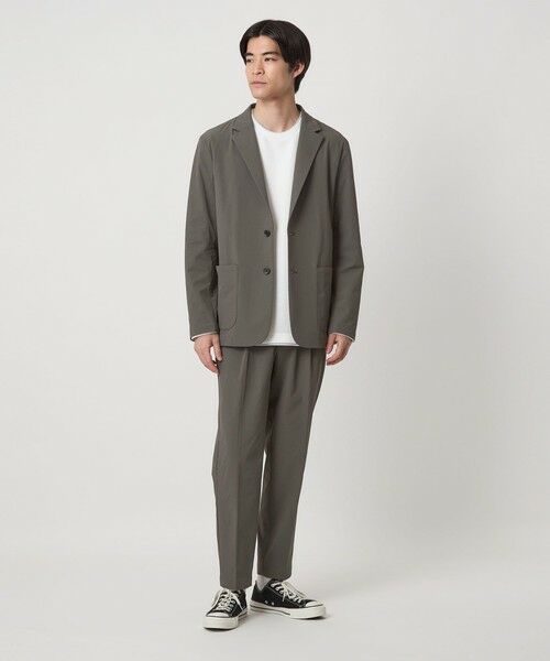 green label relaxing / グリーンレーベル リラクシング テーラードジャケット | 【WEB限定】JUST fit ナイロン PU リラックス セットアップ -2Wayストレッチ- | 詳細11
