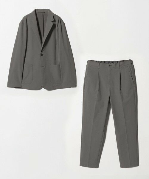 green label relaxing / グリーンレーベル リラクシング テーラードジャケット | 【WEB限定】JUST fit ナイロン PU リラックス セットアップ -2Wayストレッチ- | 詳細14
