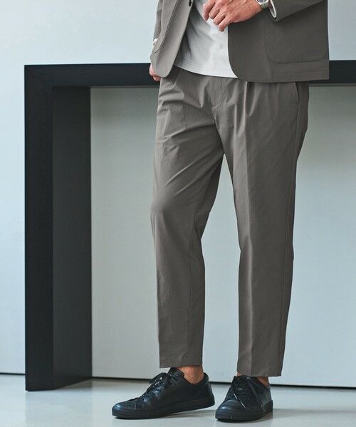 green label relaxing / グリーンレーベル リラクシング テーラードジャケット | 【WEB限定】JUST fit ナイロン PU リラックス セットアップ -2Wayストレッチ- | 詳細10