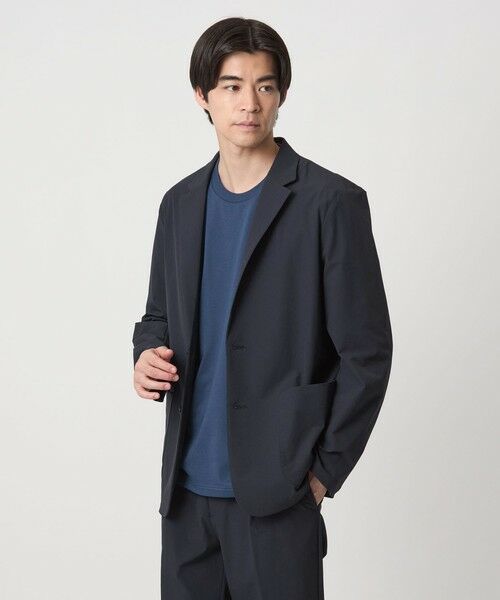 green label relaxing / グリーンレーベル リラクシング テーラードジャケット | 【WEB限定】JUST fit ナイロン PU リラックス セットアップ -2Wayストレッチ- | 詳細27