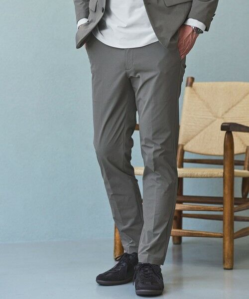 green label relaxing / グリーンレーベル リラクシング テーラードジャケット | 【WEB限定】JUST fit ナイロン PU ナロー セットアップ -2Wayストレッチ- | 詳細6