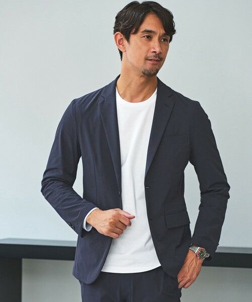 green label relaxing / グリーンレーベル リラクシング テーラードジャケット | 【WEB限定】JUST fit ナイロン PU ナロー セットアップ -2Wayストレッチ- | 詳細27
