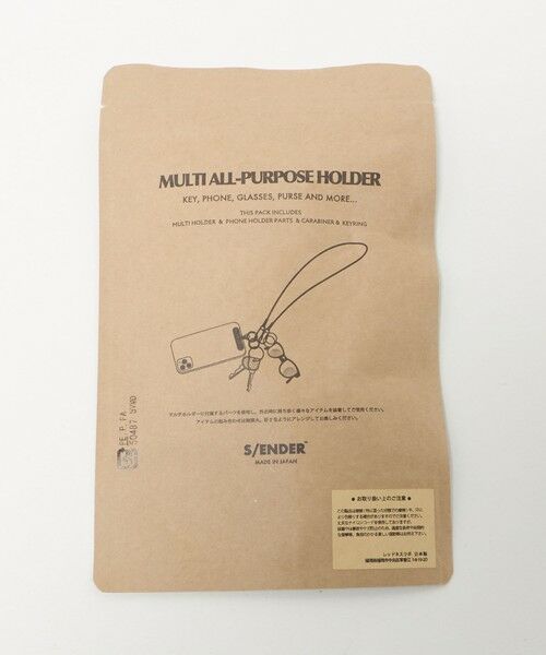 green label relaxing / グリーンレーベル リラクシング キーホルダー・ストラップ | ＜S/ENDER＞MULTI HOLDER マルチストラップ | 詳細10