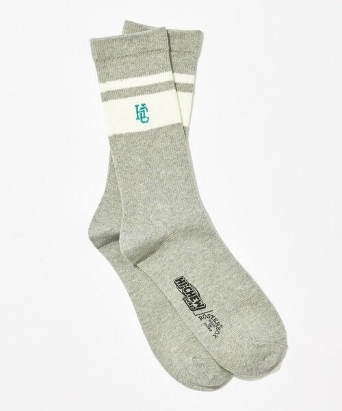 green label relaxing/グリーンレーベル リラクシング 【別注】<ハイチュウ×ROSTER SOX×GLR>ソックス 靴下 MD. GRAY FREE green label relaxing/グリーンレーベル リラクシング 【別注】<ハイチュウ×ROSTER SOX×GLR>ソックス 靴下 MD. GRAY FREE