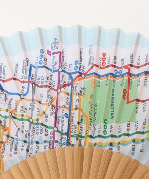 green label relaxing / グリーンレーベル リラクシング 着物・浴衣・小物類 | ＜KIKKERLAND＞マップファン 扇子 | 詳細2