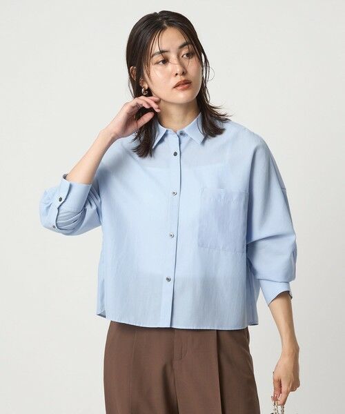 セール】 シアー ドルマン シャツ （シャツ・ブラウス）｜green label