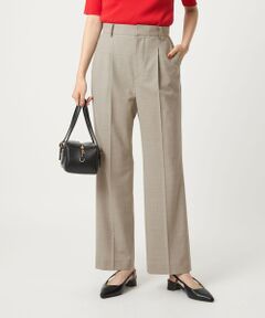 美品✨グリーンレーベルリラクシング　洗えるパンツスーツ　セットアップ　グレージュ green label relaxing / グリーンレーベル リラクシング
