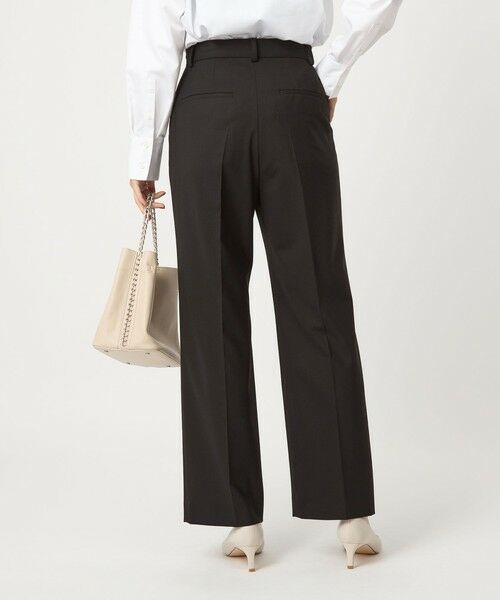 green label relaxing / グリーンレーベル リラクシング スラックス・ドレスパンツ | ［size SHORT/TALLあり］カチリラ ストレート パンツ -ウォッシャブル・ストレッチ- | 詳細1