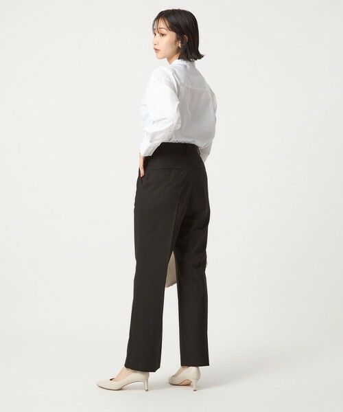 green label relaxing / グリーンレーベル リラクシング スラックス・ドレスパンツ | ［size SHORT/TALLあり］カチリラ ストレート パンツ -ウォッシャブル・ストレッチ- | 詳細3