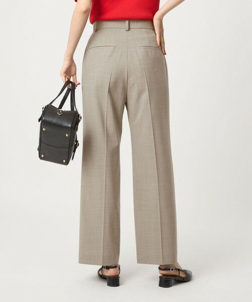 green label relaxing / グリーンレーベル リラクシング スラックス・ドレスパンツ | ［size SHORT/TALLあり］カチリラ ストレート パンツ -ウォッシャブル・ストレッチ- | 詳細7