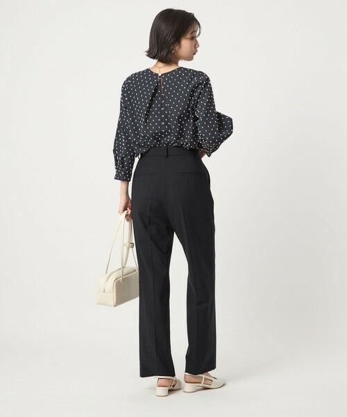 green label relaxing / グリーンレーベル リラクシング スラックス・ドレスパンツ | ［size SHORT/TALLあり］カチリラ ストレート パンツ -ウォッシャブル・ストレッチ- | 詳細18