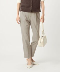 green label relaxing / グリーンレーベル リラクシング スラックス・ドレスパンツ | カチリラ テーパード パンツ -ウォッシャブル・ストレッチ-