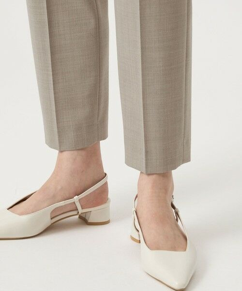 green label relaxing / グリーンレーベル リラクシング スラックス・ドレスパンツ | カチリラ テーパード パンツ -ウォッシャブル・ストレッチ- | 詳細17