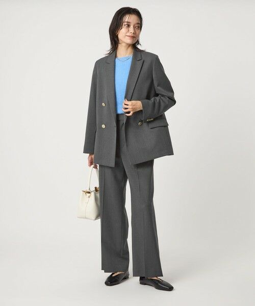 green label relaxing / グリーンレーベル リラクシング スラックス・ドレスパンツ | ［size SHORTあり］Greed グリード ストレート パンツ -ウォッシャブル- | 詳細3