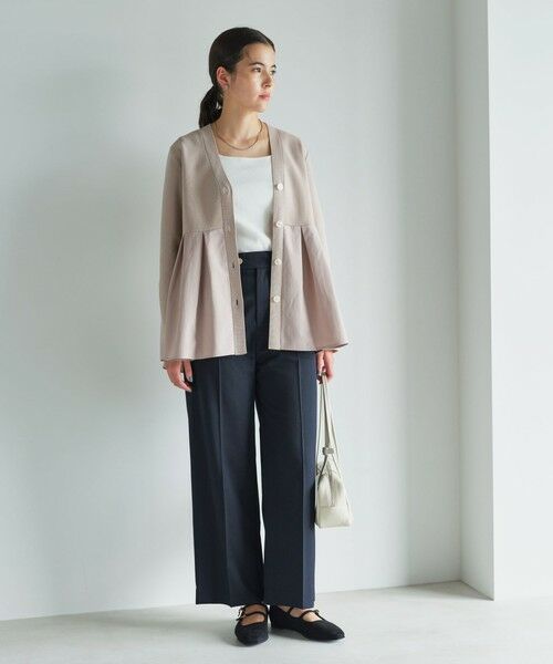 green label relaxing / グリーンレーベル リラクシング スラックス・ドレスパンツ | ［size SHORTあり］Greed グリード ストレート パンツ -ウォッシャブル- | 詳細10