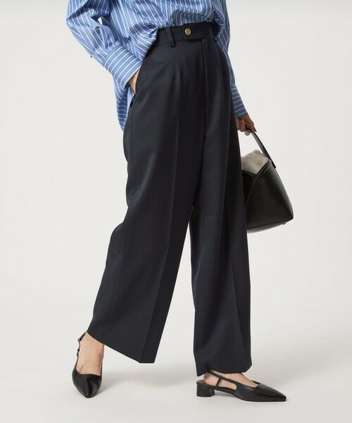 green label relaxing / グリーンレーベル リラクシング スラックス・ドレスパンツ | ［size SHORTあり］Greed グリード ストレート パンツ -ウォッシャブル- | 詳細11