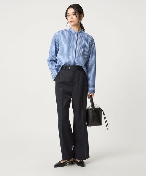 green label relaxing パンツスーツ　背抜き　濃灰　9号 green label relaxing（グリーンレーベルリラクシング）の