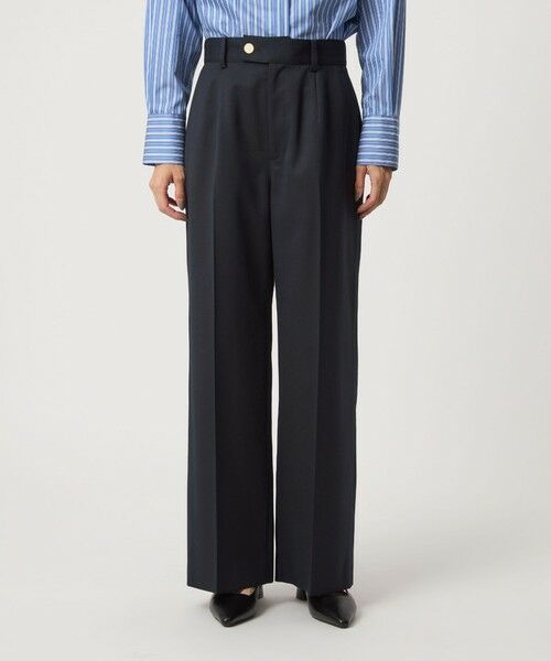 green label relaxing / グリーンレーベル リラクシング スラックス・ドレスパンツ | ［size SHORTあり］Greed グリード ストレート パンツ -ウォッシャブル- | 詳細14