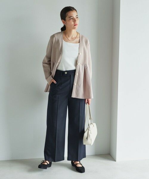 green label relaxing / グリーンレーベル リラクシング スラックス・ドレスパンツ | ［size SHORTあり］Greed グリード ストレート パンツ -ウォッシャブル- | 詳細8