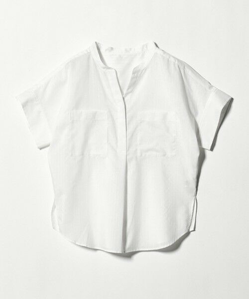 green label relaxing / グリーンレーベル リラクシング シャツ・ブラウス | ドビー スキッパー ポケット ショートスリーブ ブラウス 2 | 詳細4