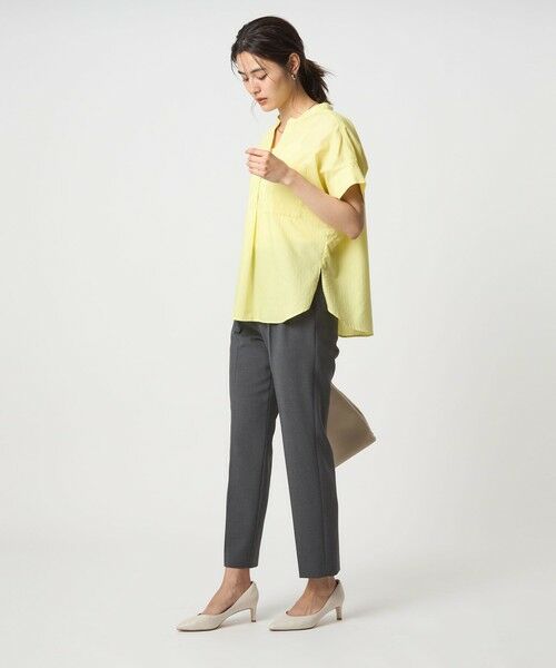 green label relaxing / グリーンレーベル リラクシング シャツ・ブラウス | ドビー スキッパー ポケット ショートスリーブ ブラウス 2 | 詳細10