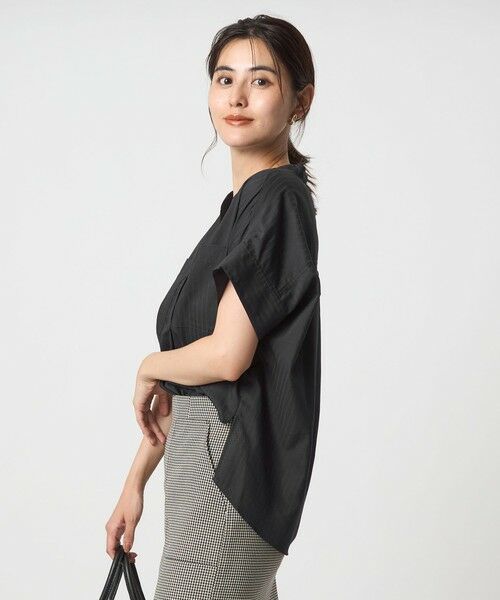 green label relaxing / グリーンレーベル リラクシング シャツ・ブラウス | ドビー スキッパー ポケット ショートスリーブ ブラウス 2 | 詳細20