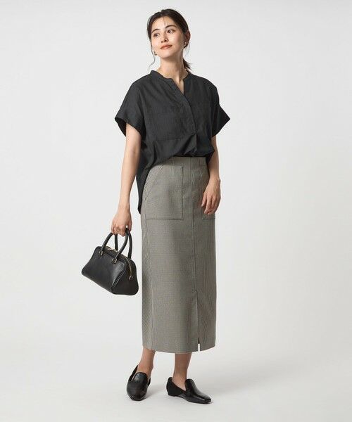 green label relaxing / グリーンレーベル リラクシング シャツ・ブラウス | ドビー スキッパー ポケット ショートスリーブ ブラウス 2 | 詳細21